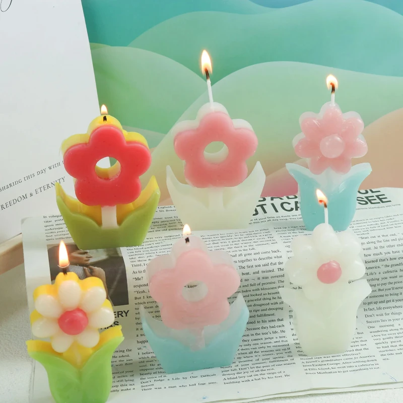 Candle Making Jelly - Bloem Aromatherapie Kaars Siliconen Mal Kaars
