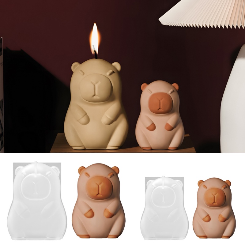Candle Making Jelly - Capibara Pudding Bakken Siliconen Mal DIY