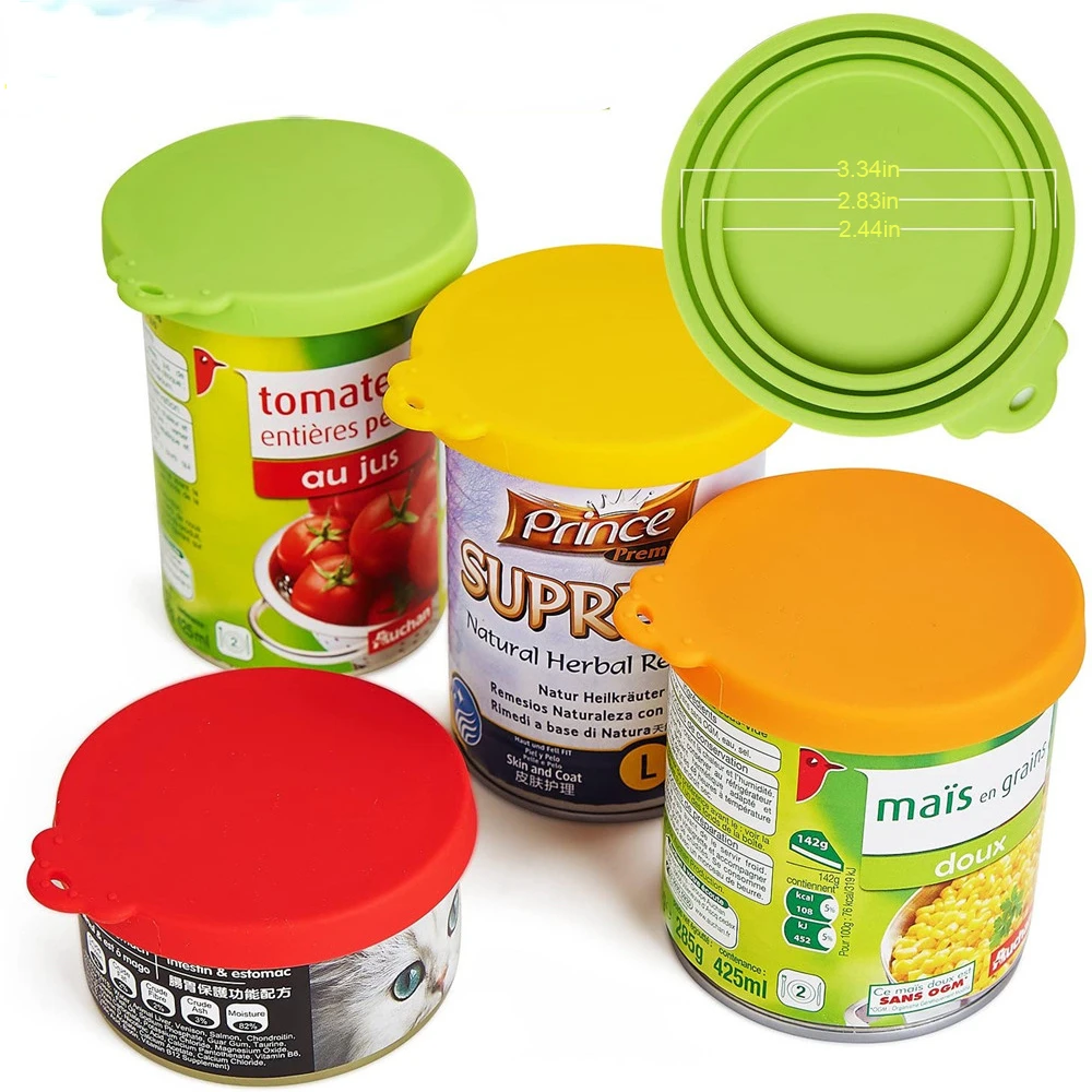 Tin Container Lid - 3-in-1 herbruikbare voedselopslag Houd vers blikken
