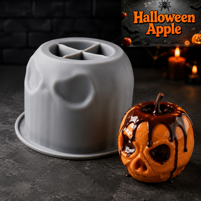 Candle Making Class - Halloween schedel appel siliconen mal, creatief