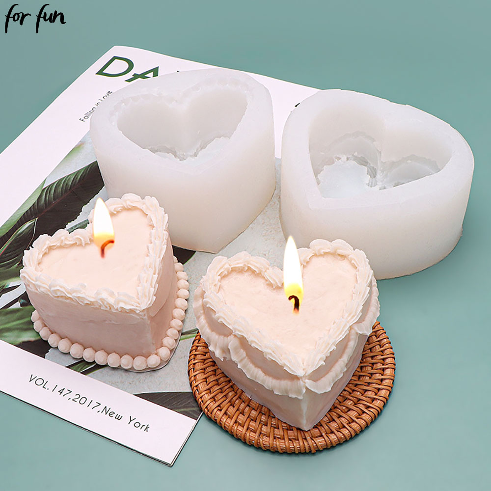 Candle Making Jelly - Voor leuke harttaartvormige kaars siliconen mal