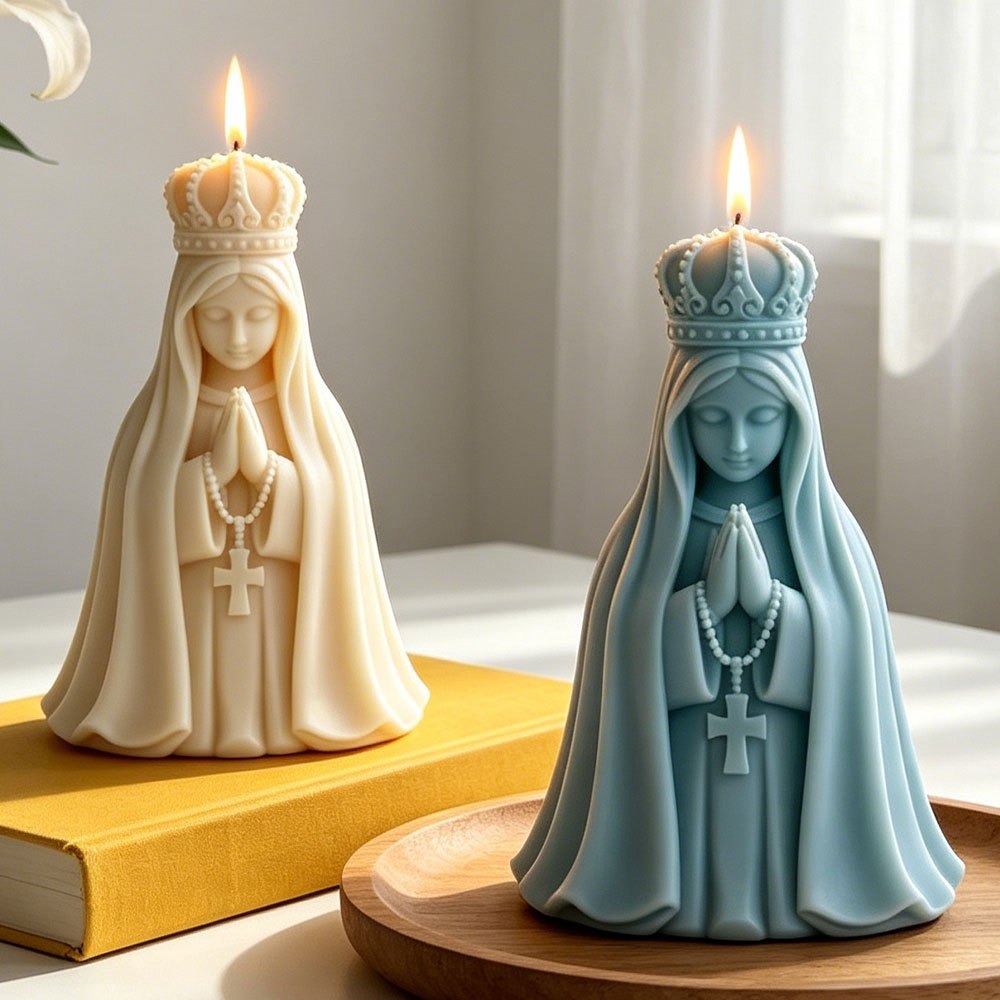 3D Kroon Maagd Maria Siliconen - Candle Making Jelly recensie en prijs