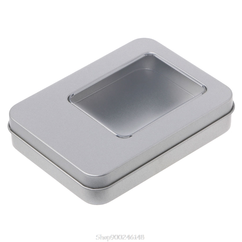 Rechthoekige Tin Zilver Storag - Tin Container Lid recensie en prijs