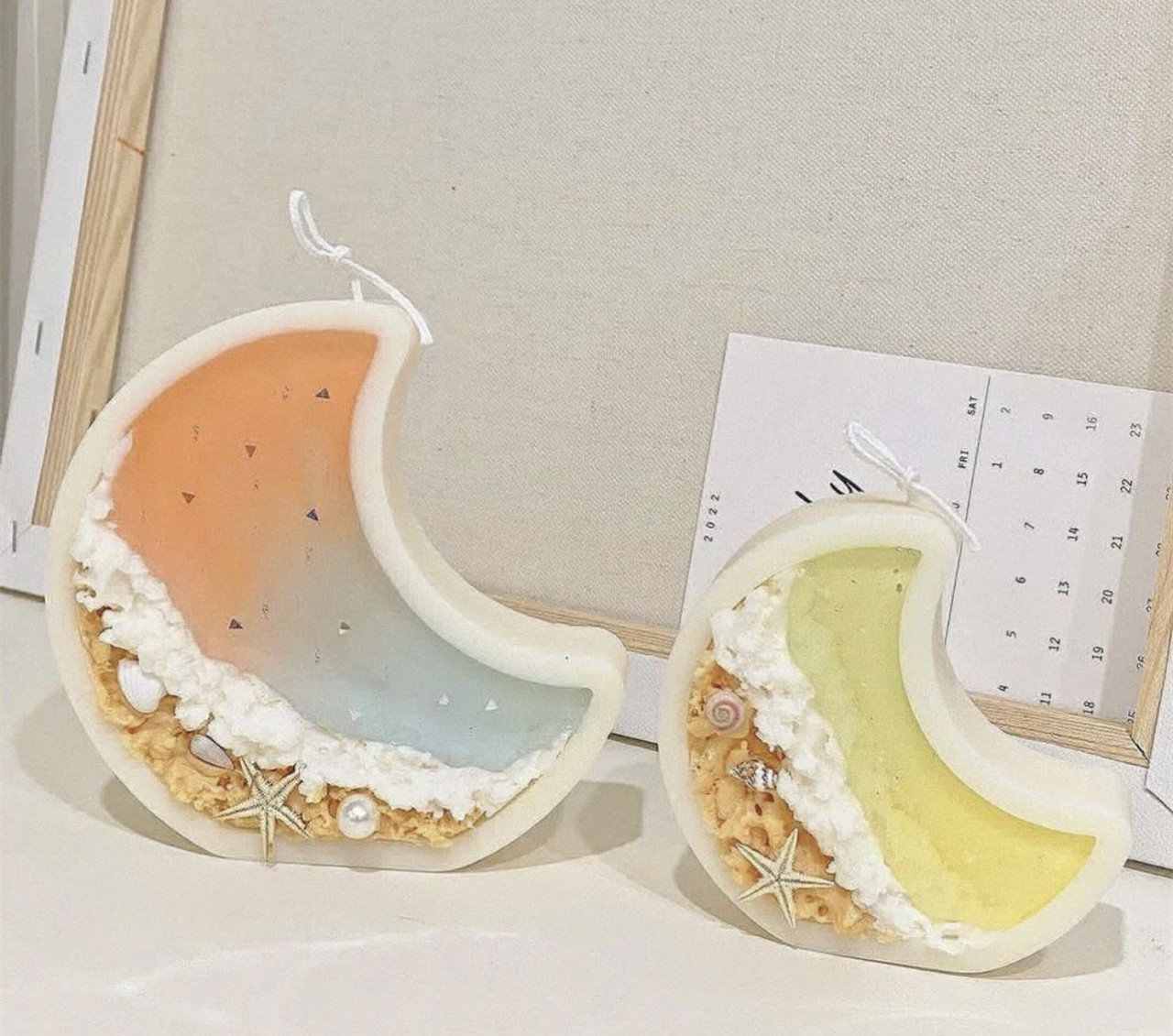 Aquarium Maan Vorm Kaars Malle - Candle Making Jelly recensie en prijs