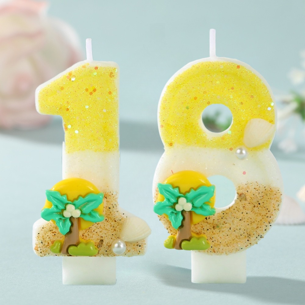 Nieuwe Nummer Cake Kaars Kokos - Paraffin Candle Wax recensie en prijs
