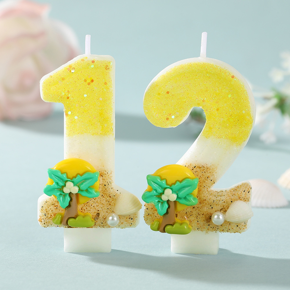 Nieuwe Nummer Cake Kaars Kokos - Paraffin Candle Wax recensie en prijs