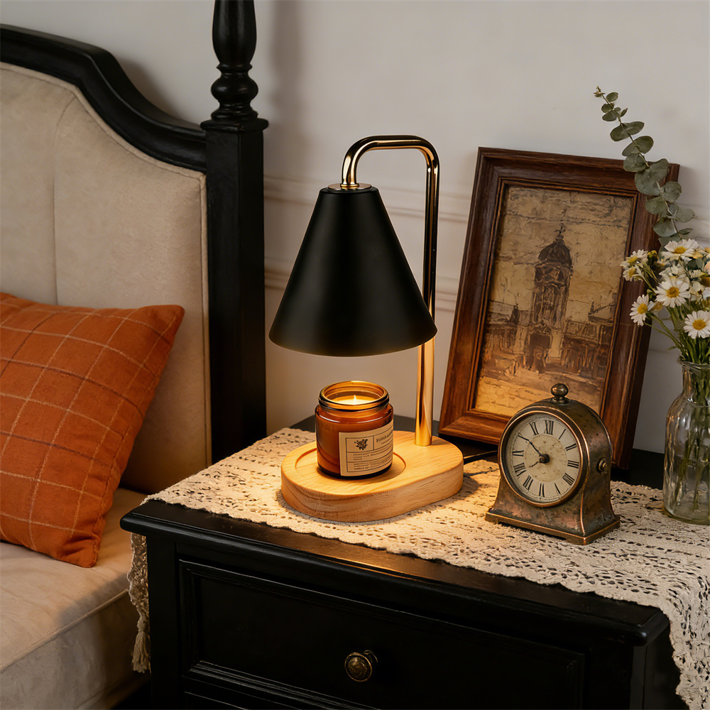 Zwarte kaarsenwarmerlamp met t - Paraffin Candle Wax recensie en prijs