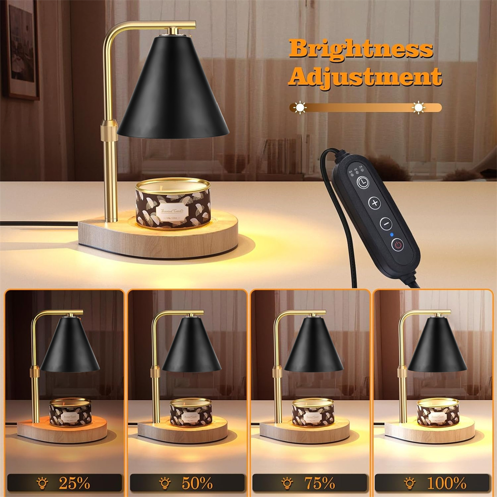 Zwarte kaarsenwarmerlamp met t - Paraffin Candle Wax recensie en prijs