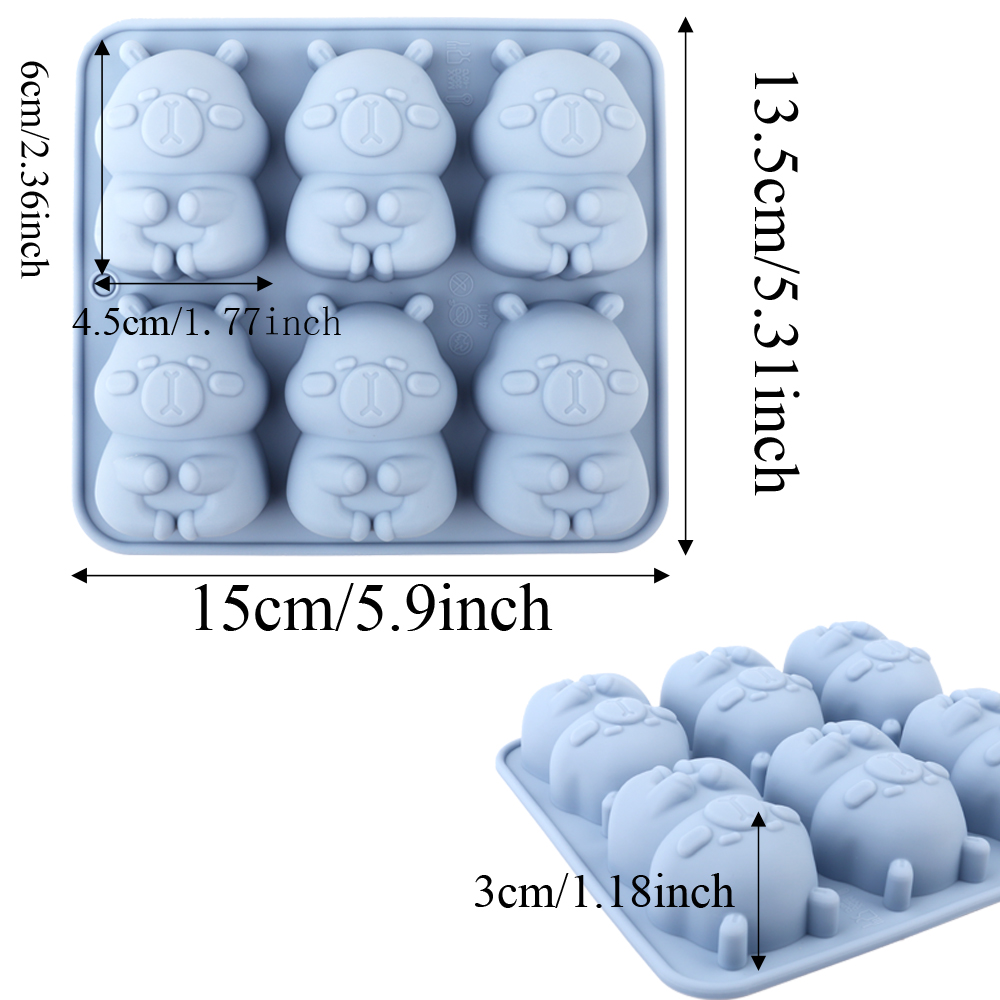 1 siliconen cakevorm in de vor - Candle Making Jelly recensie en prijs