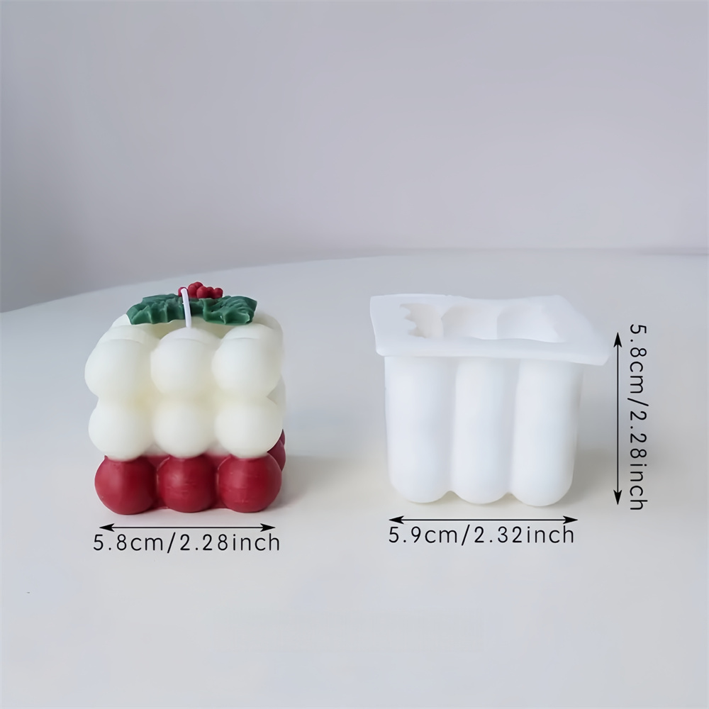 Kerst Holly Leaf Bubble Kaars  - Candle Making Jelly recensie en prijs
