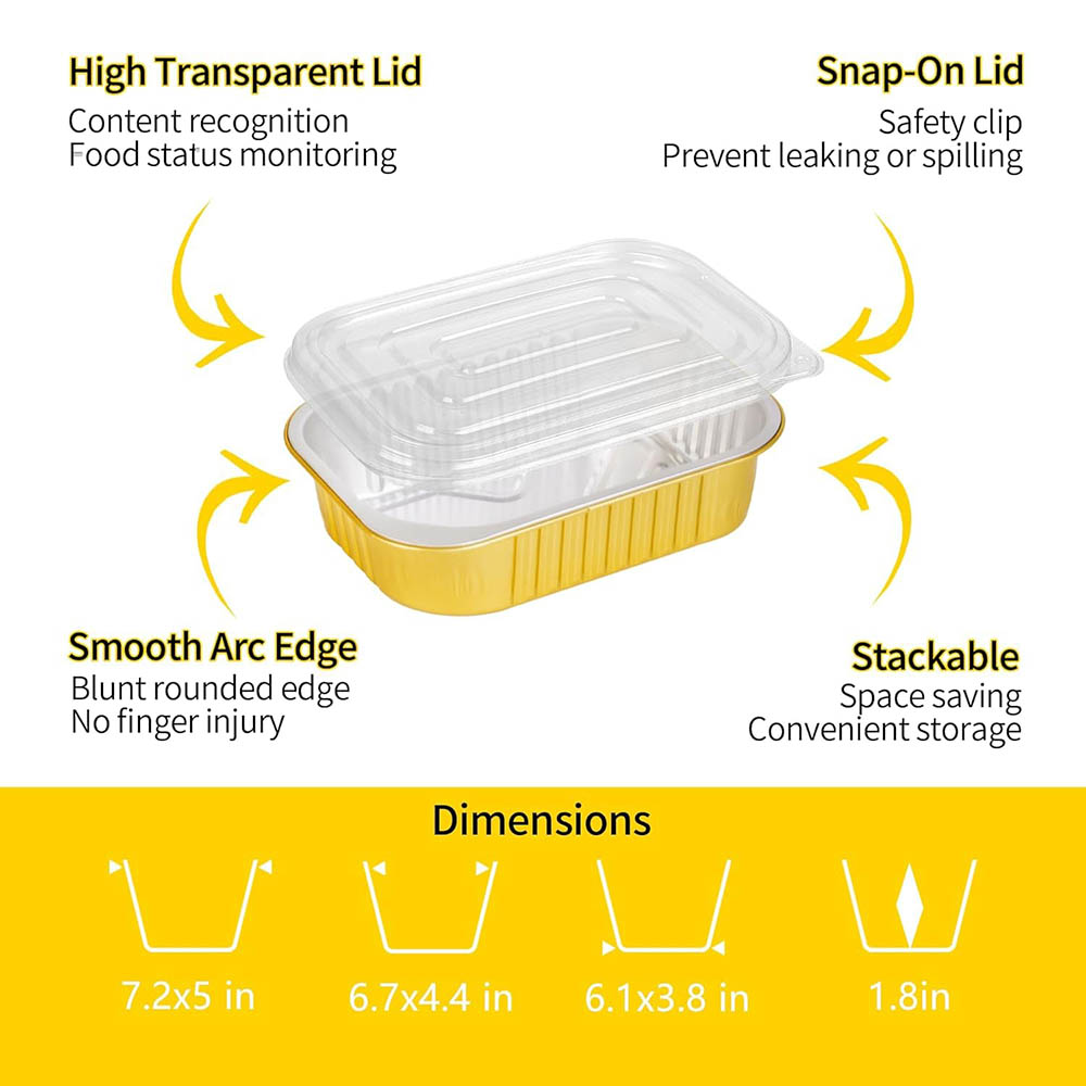 Kleine aluminium bakjes met de - Tin Container Lid recensie en prijs