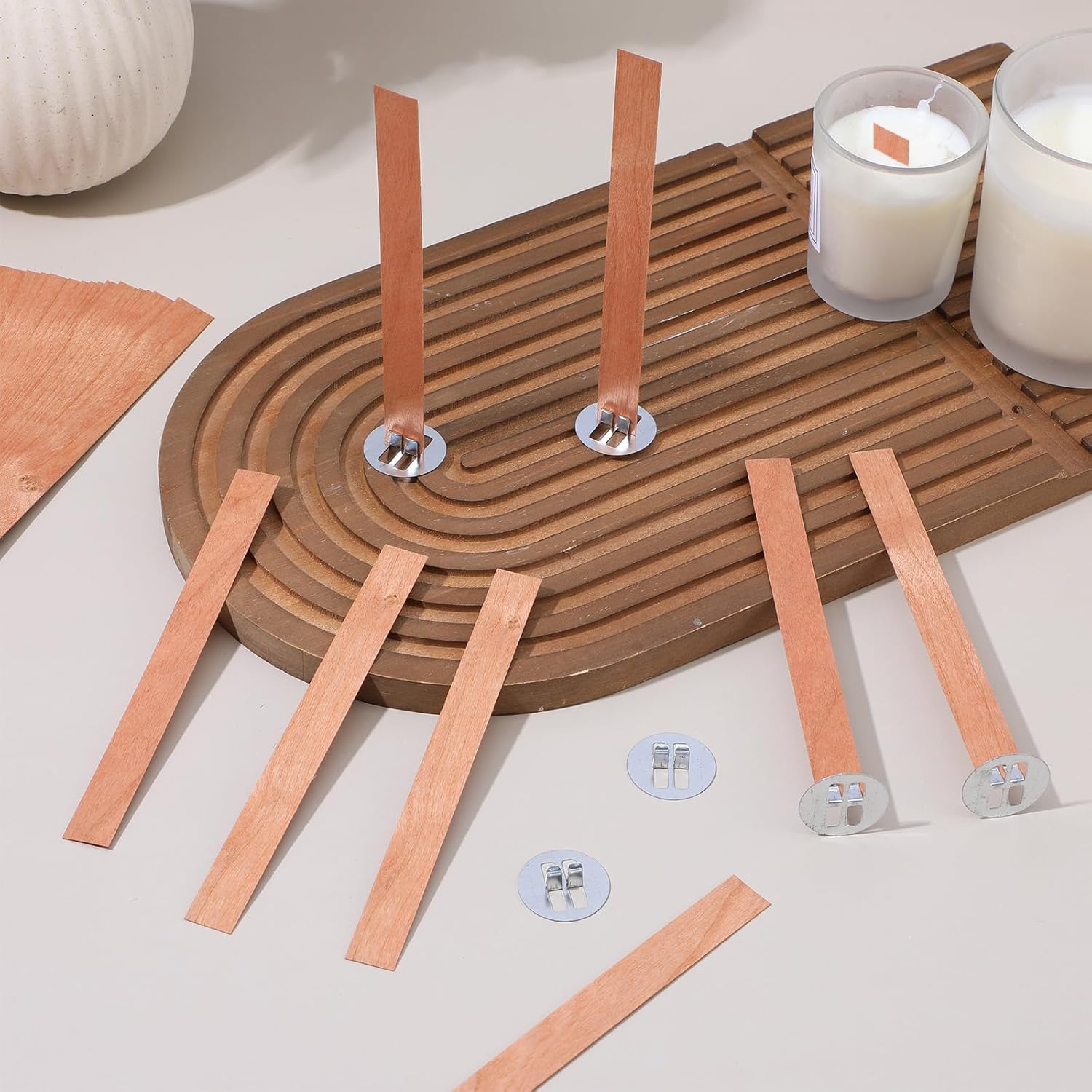 60 stuks houten lonten voor he - Candle Making Reno recensie en prijs