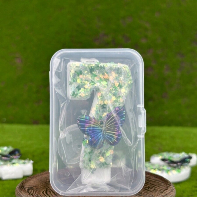 1Pc Groene Pailletten Nummer 0 - Paraffin Candle Wax recensie en prijs