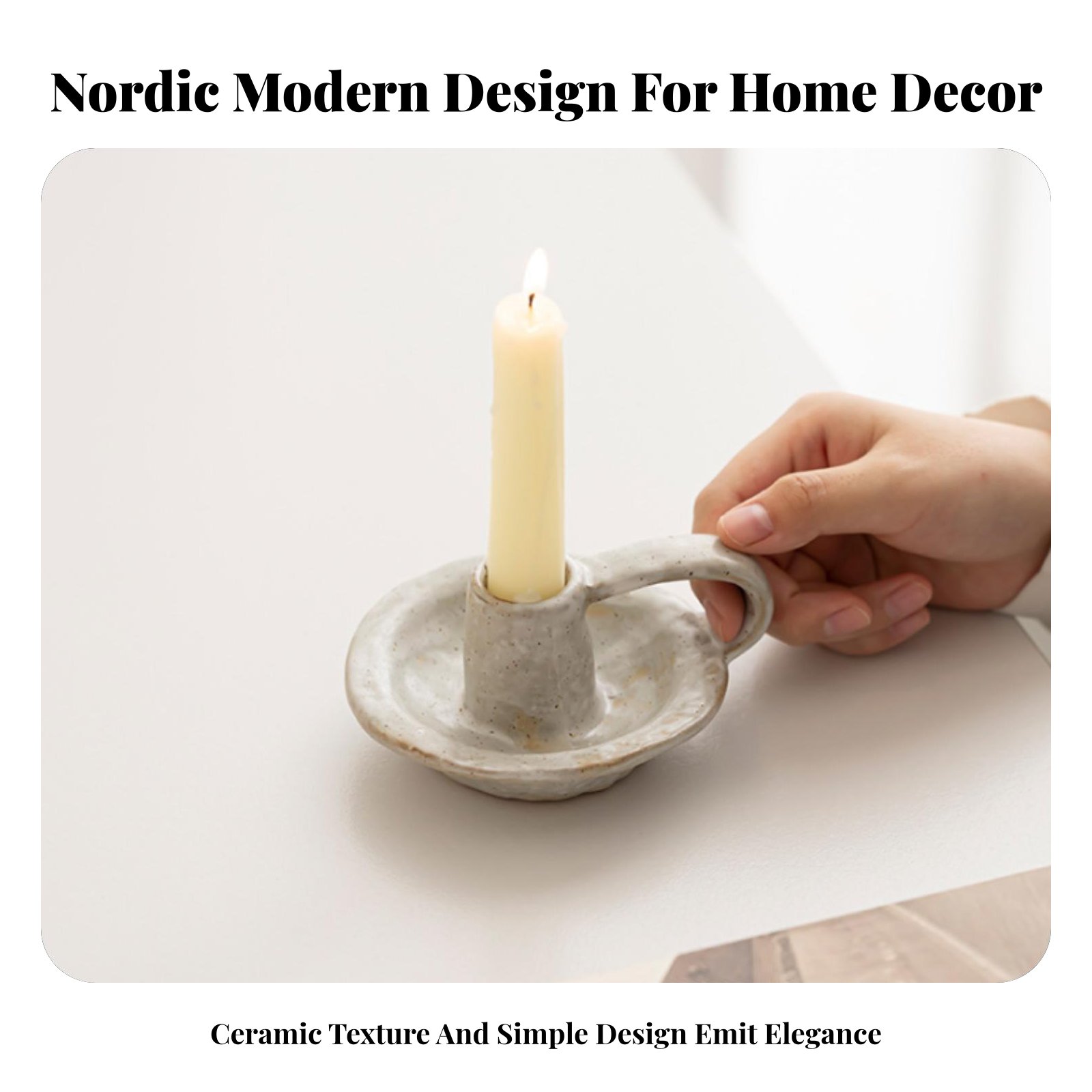 Noordse keramische kaarsenhoud - Paraffin Candle Wax recensie en prijs
