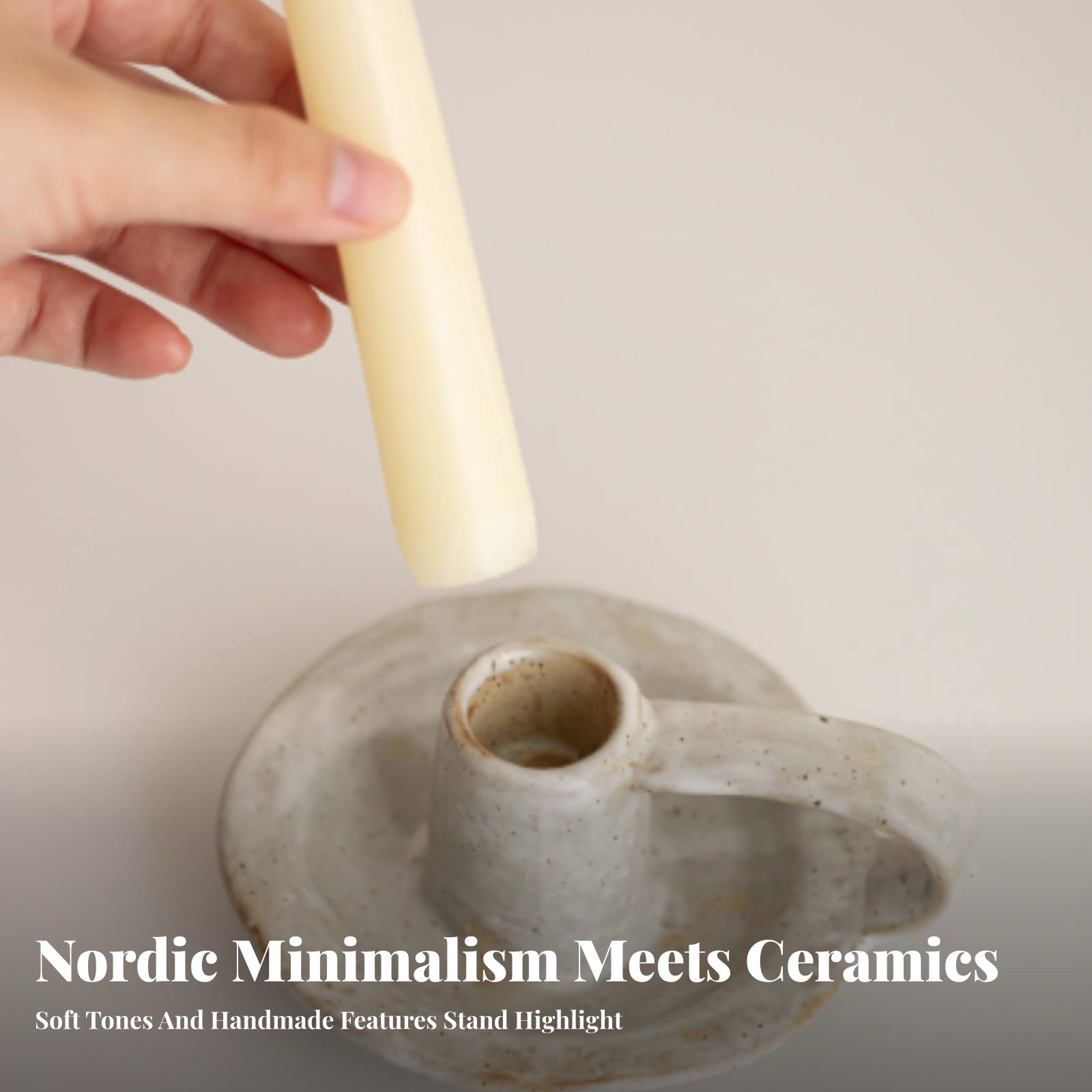 Noordse keramische kaarsenhoud - Paraffin Candle Wax recensie en prijs