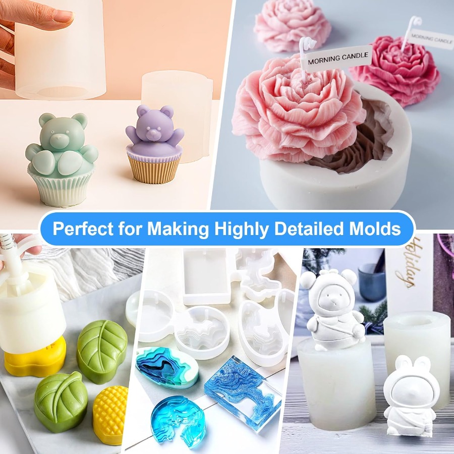 Siliconen mal maken kit, 38.8o - Candle Making Jelly recensie en prijs