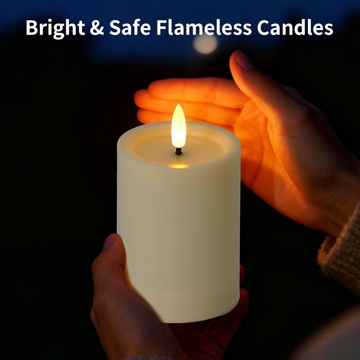 Vlamloze flikkerende led-kaars - Paraffin Candle Wax recensie en prijs