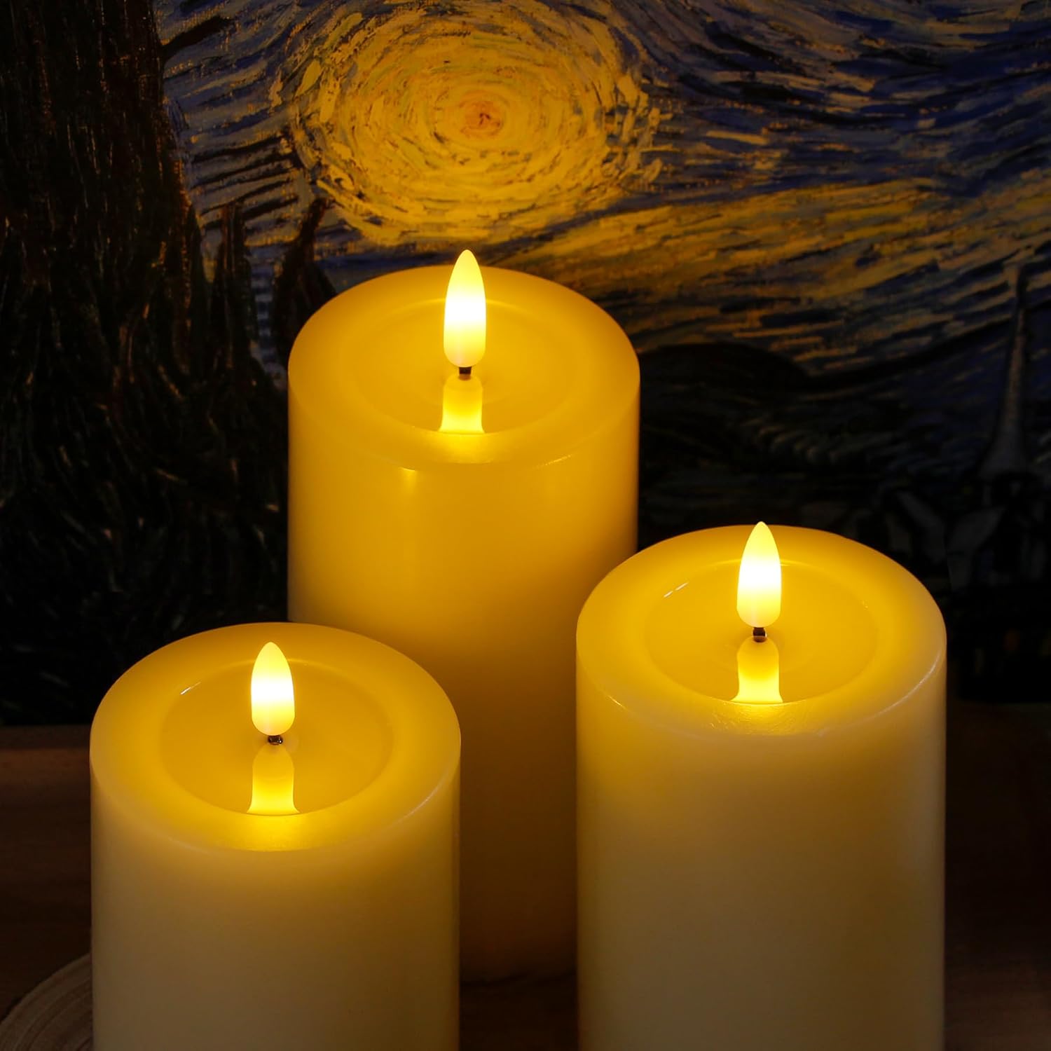 Vlamloze flikkerende led-kaars - Paraffin Candle Wax recensie en prijs
