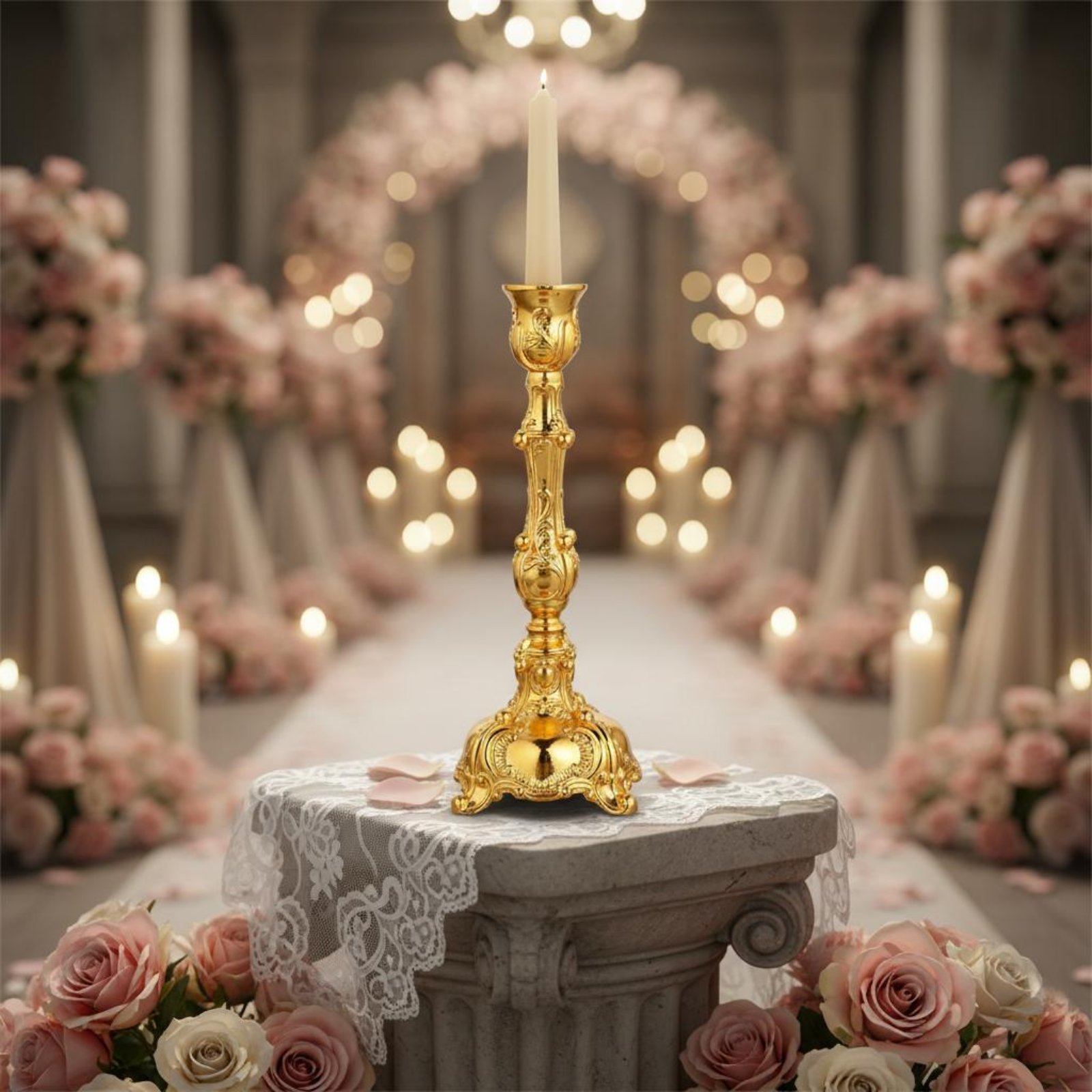 Europese design metalen kandel - Paraffin Candle Wax recensie en prijs